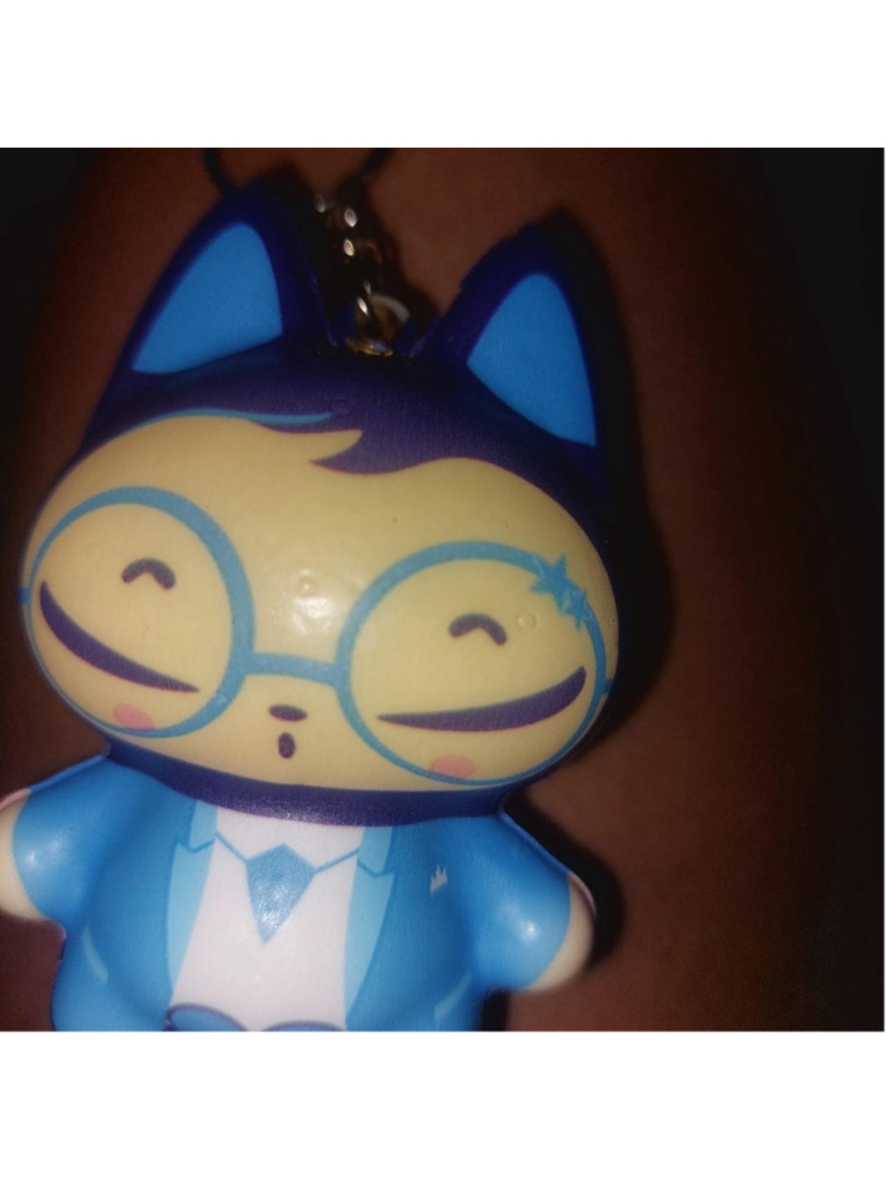 Zhuaimao squishy cartoon cat
keychain
